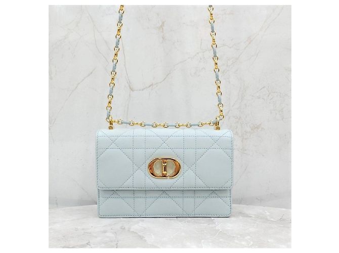 Dior Borsa a catena Miss Caro Mini Placid Blue - vista 12