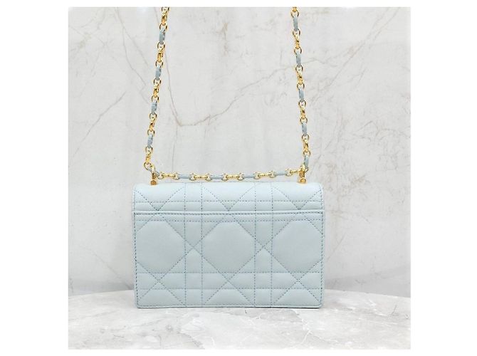 Dior Borsa a catena Miss Caro Mini Placid Blue - vista 14