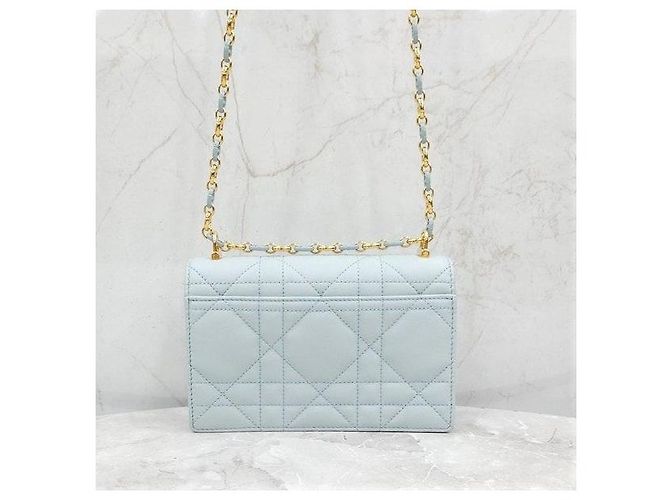 Dior Borsa a catena Miss Caro Mini Placid Blue - vista 3