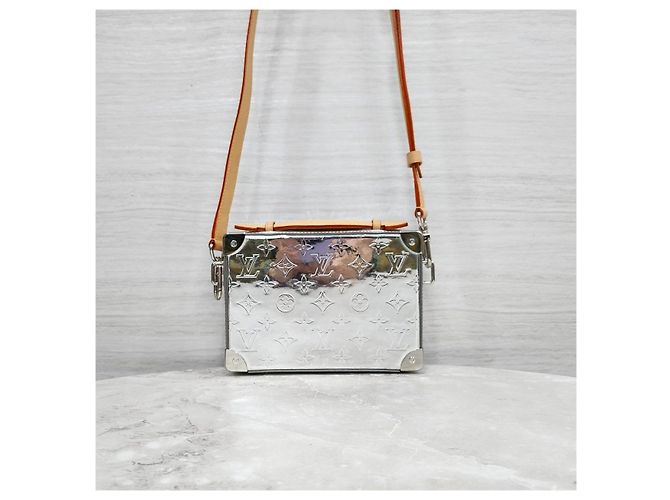Louis Vuitton Borsa a Tracolla Trunk Argento - vista 14