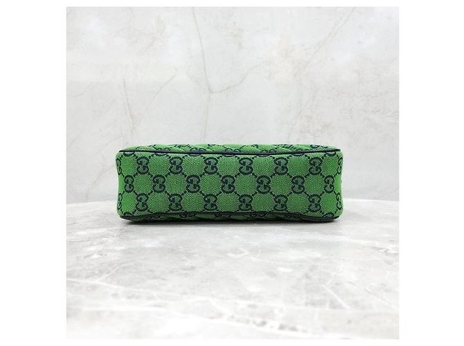 Gucci Borsa a tracolla GG Marmont Matelassé Green Small - vista 8