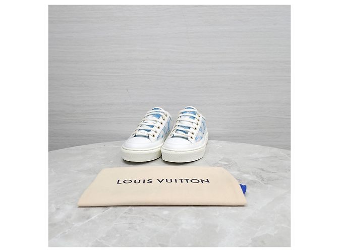 Louis Vuitton Sneakers Stella Monogram Blu - vista 12
