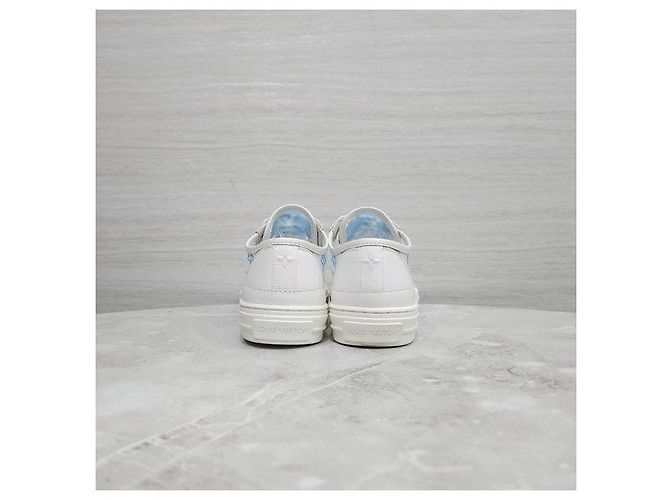 Louis Vuitton Sneakers Stella Monogram Blu - vista 4