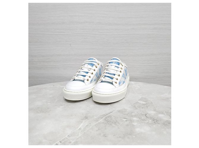 Louis Vuitton Sneakers Stella Monogram Blu - vista 7