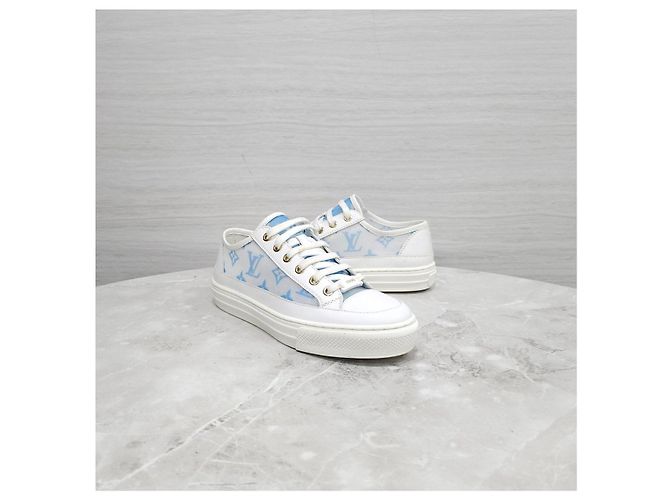 Louis Vuitton Sneakers Stella Monogram Blu - vista 9