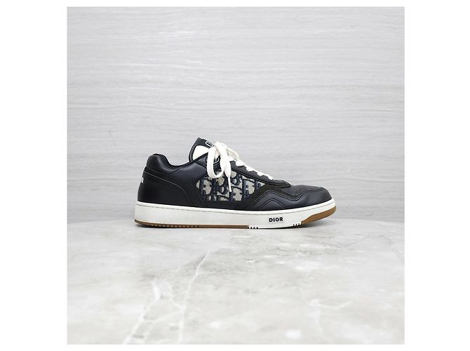 Baskets Dior B27 Oblique Vert Cuir - vue 10