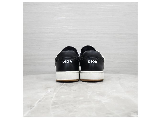 Baskets Dior B27 Oblique Vert Cuir - vue 9
