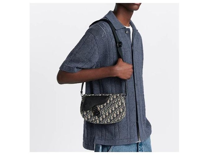 Dior Borsa Messenger Oblique Saddle - vista 10