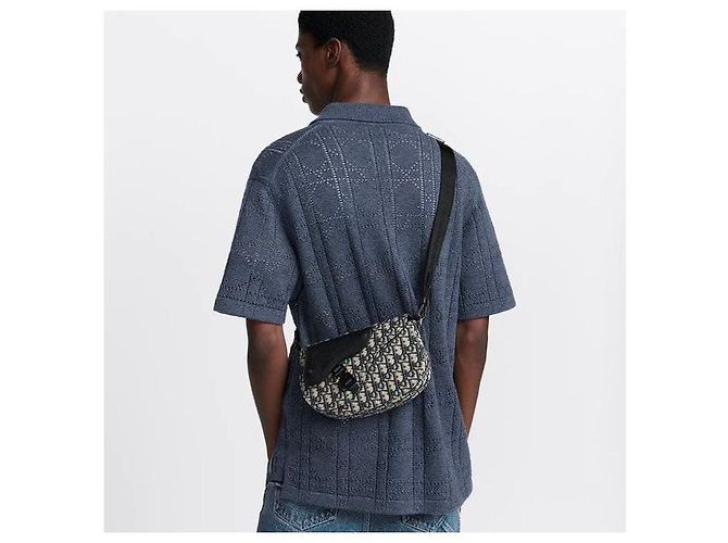 Dior Borsa Messenger Oblique Saddle - vista 11