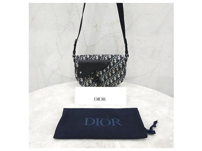 Dior Borsa Messenger Oblique Saddle - vista 9
