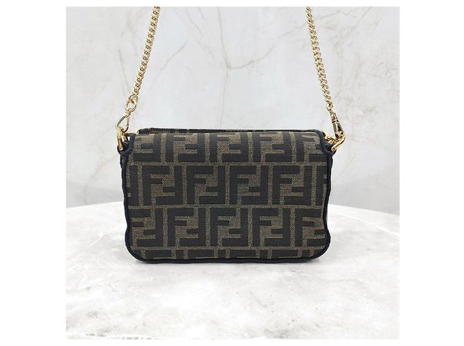 Fendi Jacquard Mini Baguette Chain Bag - Ansicht 11