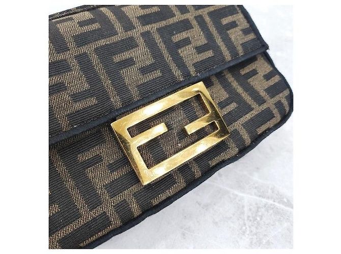 Fendi Jacquard Mini Baguette Chain Bag - Ansicht 5