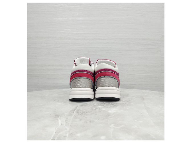 Sneakers Tennis Chanel Verdi in Pelle - vista 10