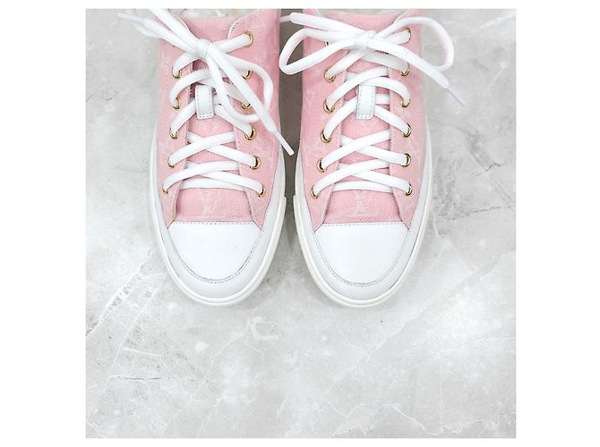 Louis Vuitton Sneakers Stella Monogram Rosa - vista 15