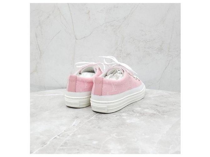 Louis Vuitton Sneakers Stella Monogram Rosa - vista 4