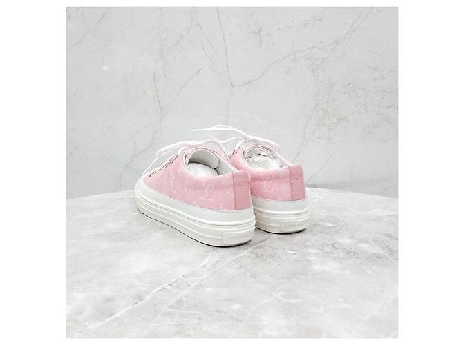 Louis Vuitton Sneakers Stella Monogram Rosa - vista 5