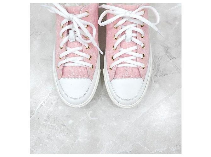 Louis Vuitton Sneakers Stella Monogram Rosa - vista 7