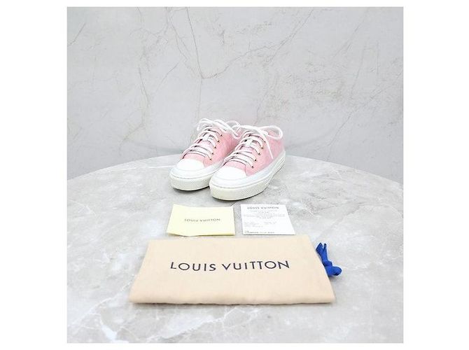 Louis Vuitton Sneakers Stella Monogram Rosa - vista 8