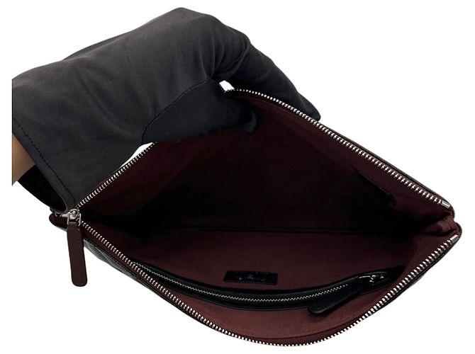 Chanel Classic Clutch Medium Black Caviar Silver Hardware - vista 7