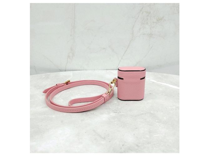 Prada Custodia AirPods in Saffiano Rosa - vista 11