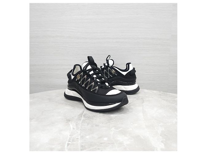 Chanel Sneaker aus Mischfasern Black - Ansicht 10