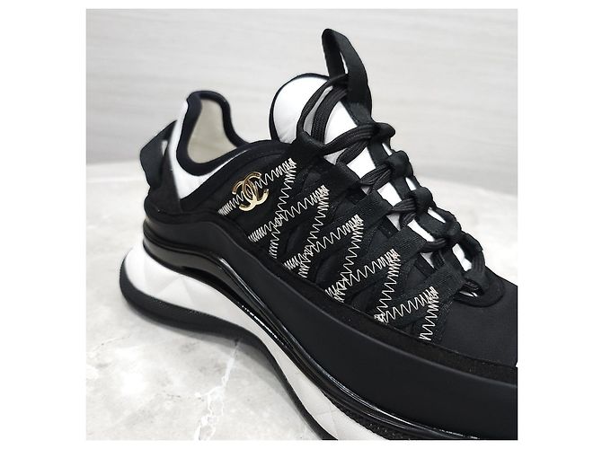 Chanel Sneaker aus Mischfasern Black - Ansicht 13
