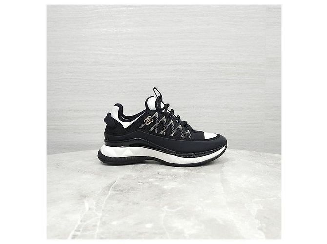 Chanel Sneaker aus Mischfasern Black - Ansicht 5