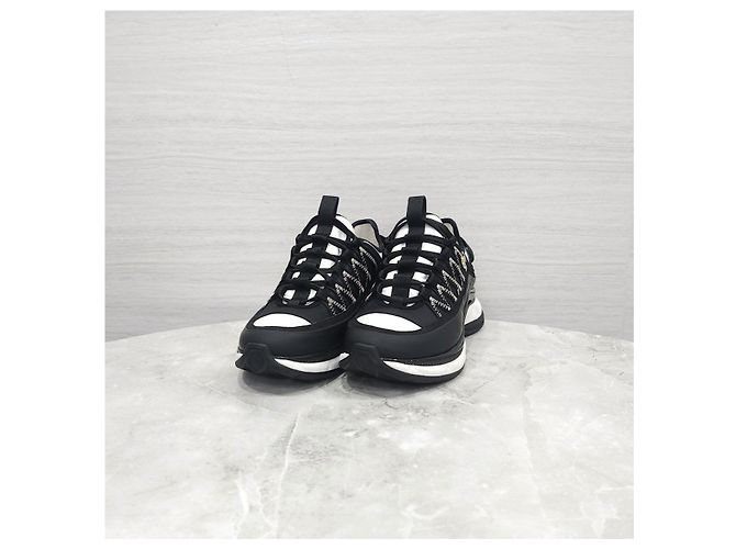 Chanel Sneaker aus Mischfasern Black - Ansicht 8