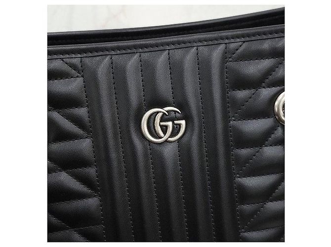 Gucci Borsa a spalla media GG Marmont Matelassé - vista 5