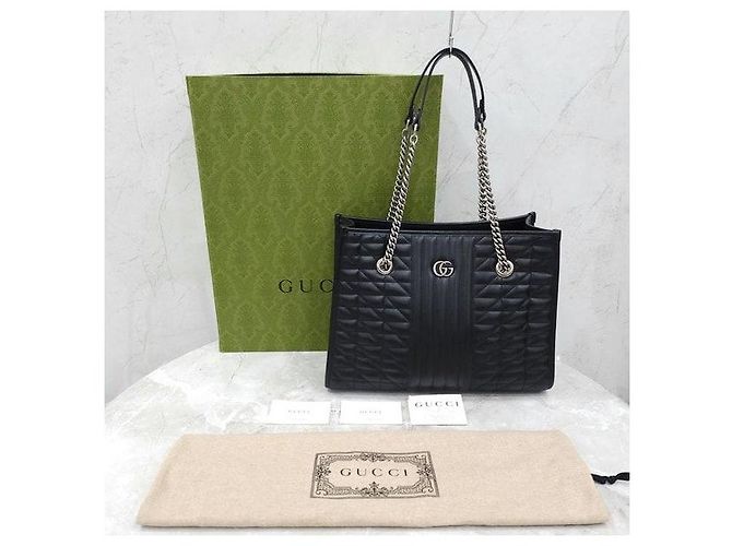 Gucci Borsa a spalla media GG Marmont Matelassé - vista 8