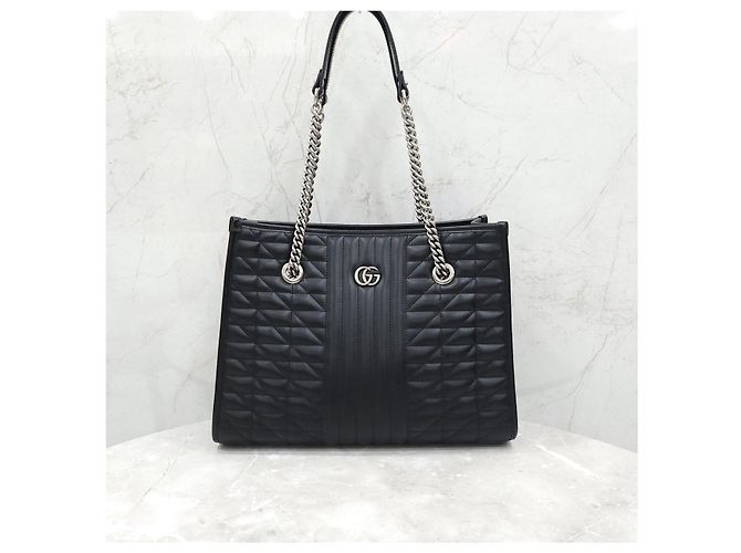 Gucci Borsa a spalla media GG Marmont Matelassé - vista 9