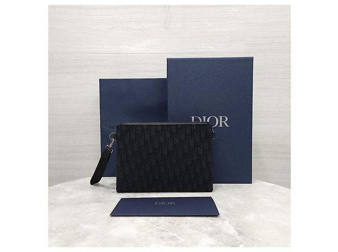 Dior Oblique Jacquard Strap Clutch - Ansicht 10