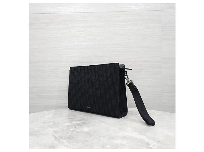 Dior Oblique Jacquard Strap Clutch - Ansicht 12
