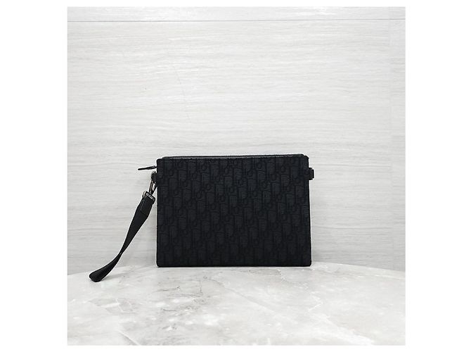 Dior Oblique Jacquard Strap Clutch - Ansicht 13