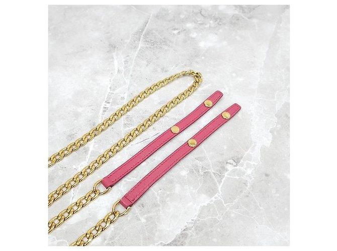 Prada Borsa a Tracolla WOC con Catena in Saffiano Rosa - vista 8
