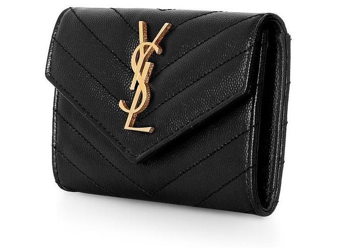 Autre Marque Cassandra Monogram Matelassé Gold-Plated Kartenetui Small Envelope - Ansicht 4
