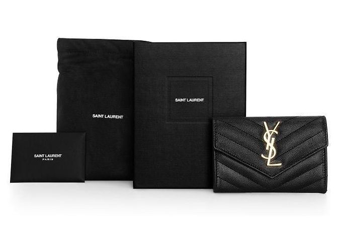 Autre Marque Cassandra Monogram Matelassé Gold-Plated Kartenetui Small Envelope - Ansicht 8