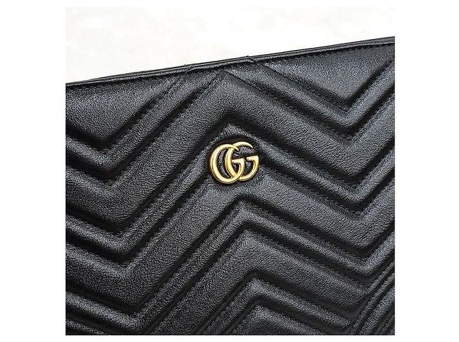 Gucci Borsa a spalla con catena GG Marmont Matelassé - vista 6