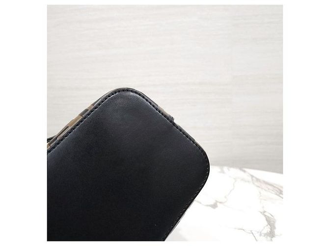 Fendi Mini borsa a secchiello in pelle Marrone - vista 8