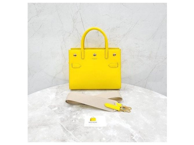 Burberry Picca borsa a spalla Gialla - vista 10