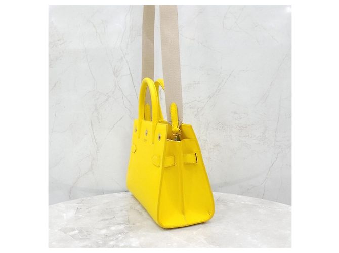Burberry Picca borsa a spalla Gialla - vista 12