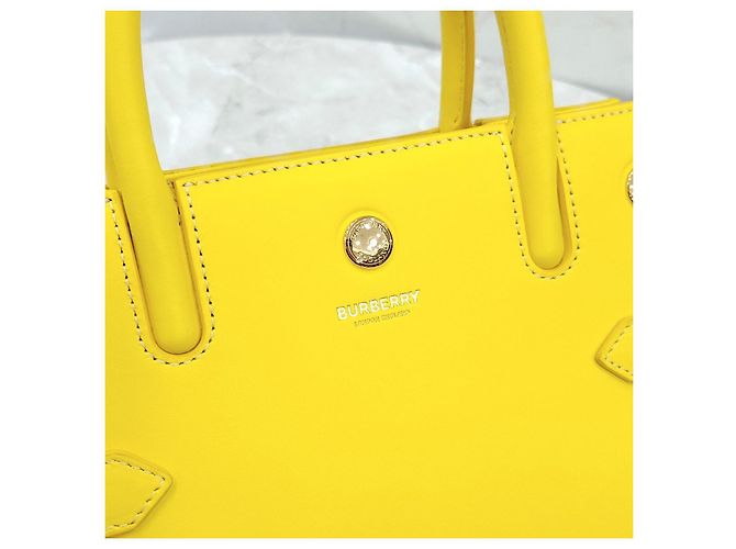 Burberry Picca borsa a spalla Gialla - vista 15