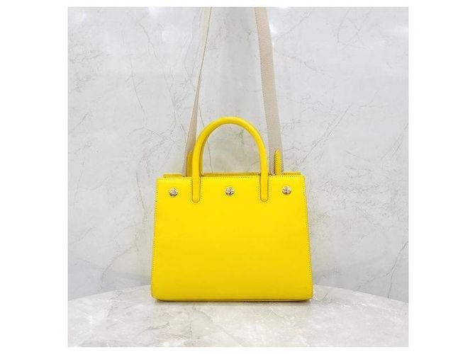 Burberry Picca borsa a spalla Gialla - vista 3
