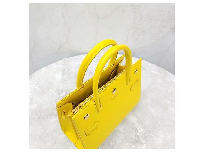 Burberry Picca borsa a spalla Gialla - vista 4