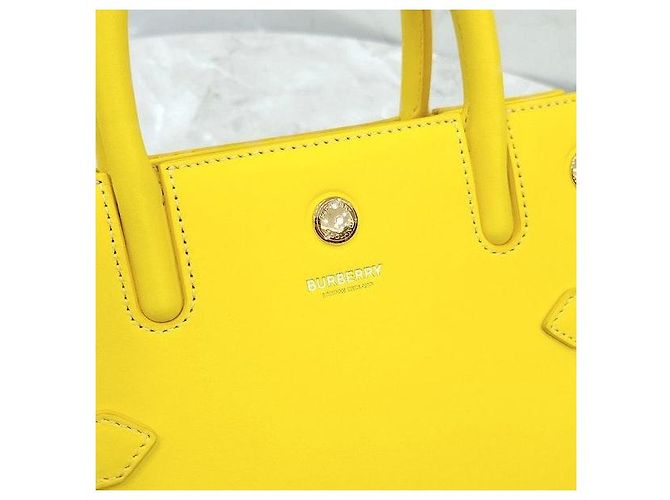 Burberry Picca borsa a spalla Gialla - vista 5