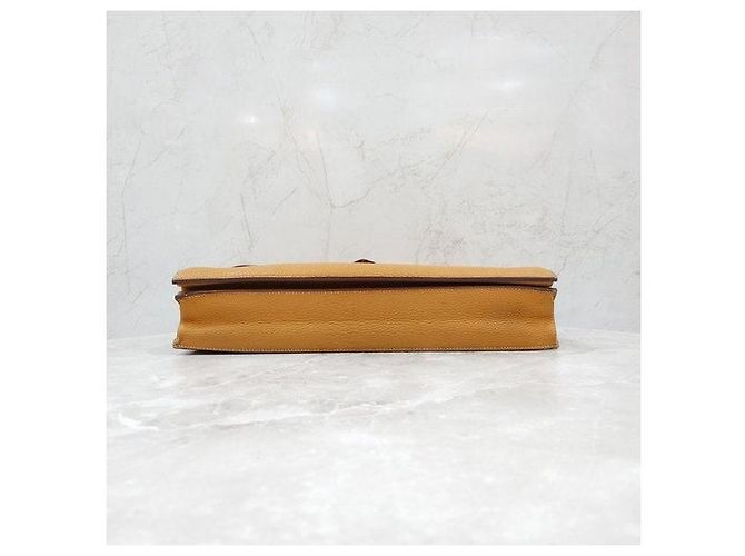 Hermès Sac Depêche Briefcase Sesame Gold - vista 7