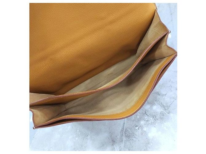 Hermès Sac Depêche Briefcase Sesame Gold - vista 9