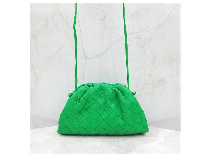 Bottega Veneta Mini Borsa a Spalla Pochette Verde - Ansicht 10