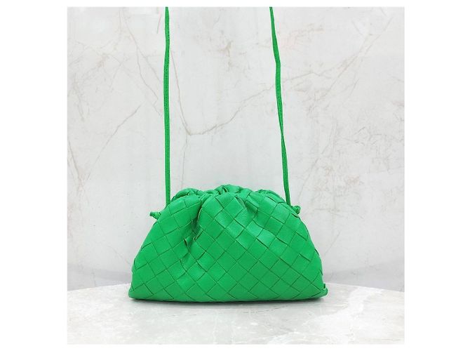 Bottega Veneta Mini Borsa a Spalla Pochette Verde - Ansicht 12