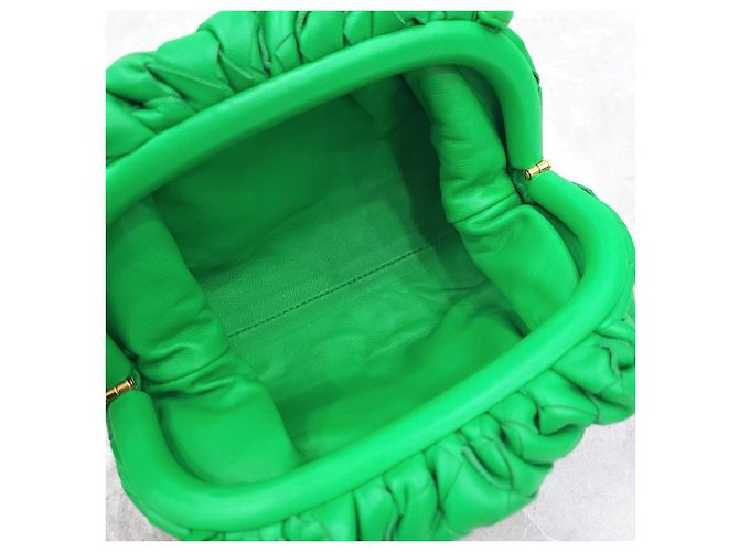 Bottega Veneta Mini Borsa a Spalla Pochette Verde - Ansicht 15